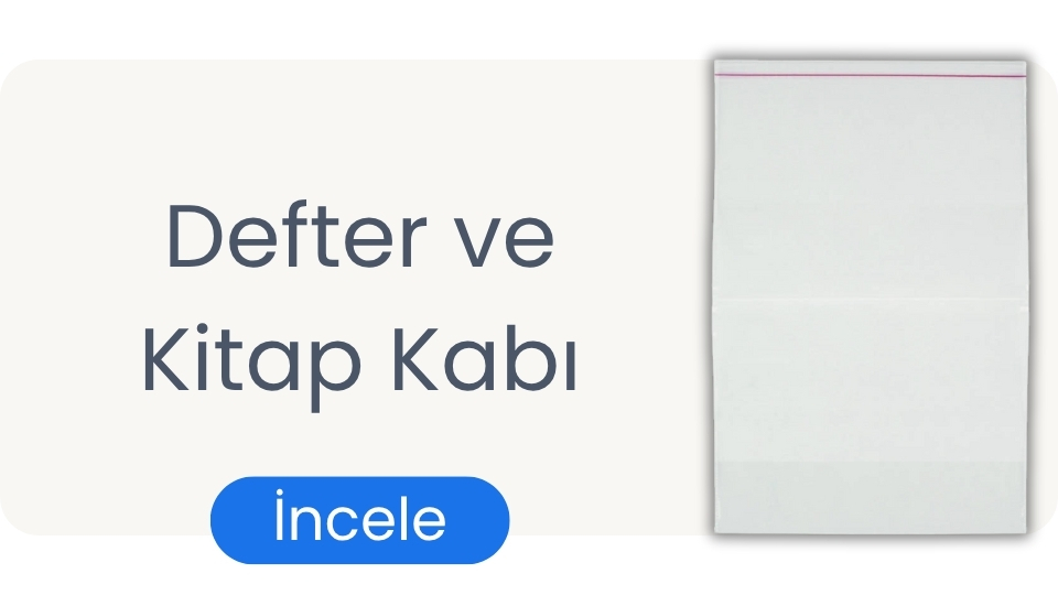 Defter ve Kitap Kabı
