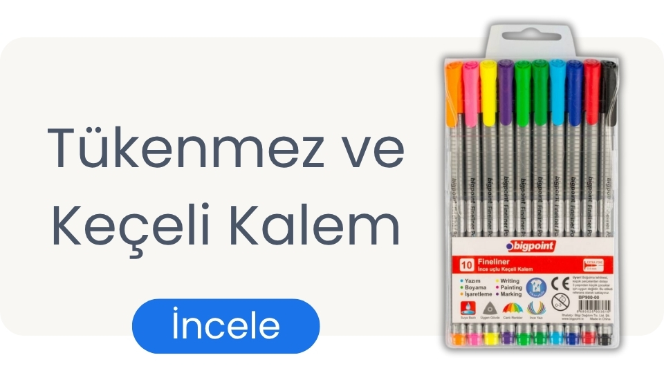 Tükenmez ve Keçeli Kalem