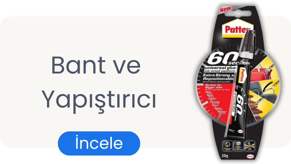 Bant ve Yapıştırıcı Ürünleri