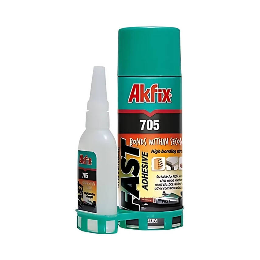 Akfix | 705 Hızlı Yapıştırıcı, MDF Kit, 200 gram - 1