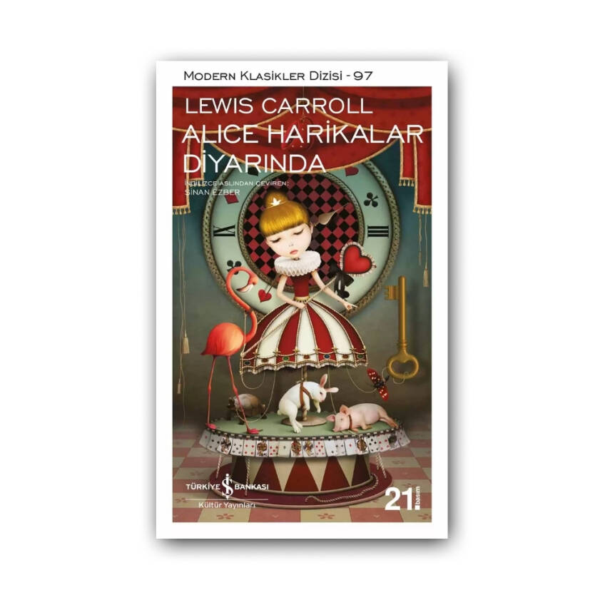 Alice Harikalar Diyarında (Karton Kapak) –Lewis Carroll,100 Temel Eser - 1