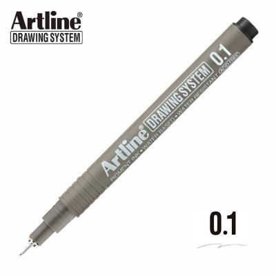 Artline Çizim Kalemi Drawing System 231, 0.1 Siyah, Asitsiz, Dayanıklı - 2