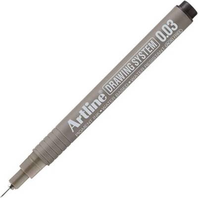 Artline Drawing System 2303 Teknik Çizim Kalemi, 0.03 mm Uçlu, Siyah - Artline