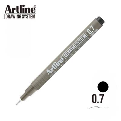 Artline Drawing System 237 Teknik Çizim Kalemi, 0.7 mm Uçlu, Siyah - 2