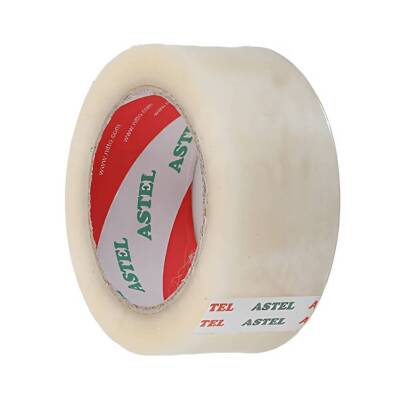 Astel Koli Bandı , 45 mm 40 m, Şeffaf, Dayanıklı ve Güçlü Yapışkan - Astel
