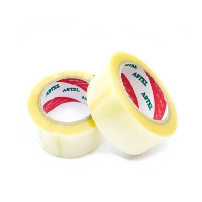 Astel Koli Bandı, 6 Adet, 45 mm 100 m, Şeffaf, Hotmelt, Dayanıklı - 5