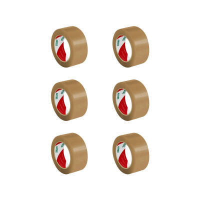 Astel Koli Bandı, 6 Adet 45 mm, 40 m, Kahverengi, Hotmelt, Dayanıklı - 2