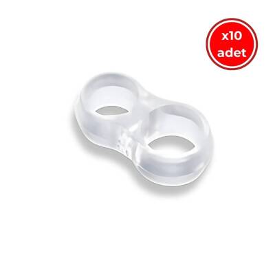 Beşel Plastik Kapı - Pencere Stoperi, 10 Adet, Silikon Durdurucu - Beşel