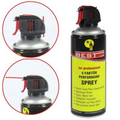 Best 6 Faktör Pas Sökücü, Yağlayıcı Sprey, 200 ml, Metal Yüzeyler İçin - Best