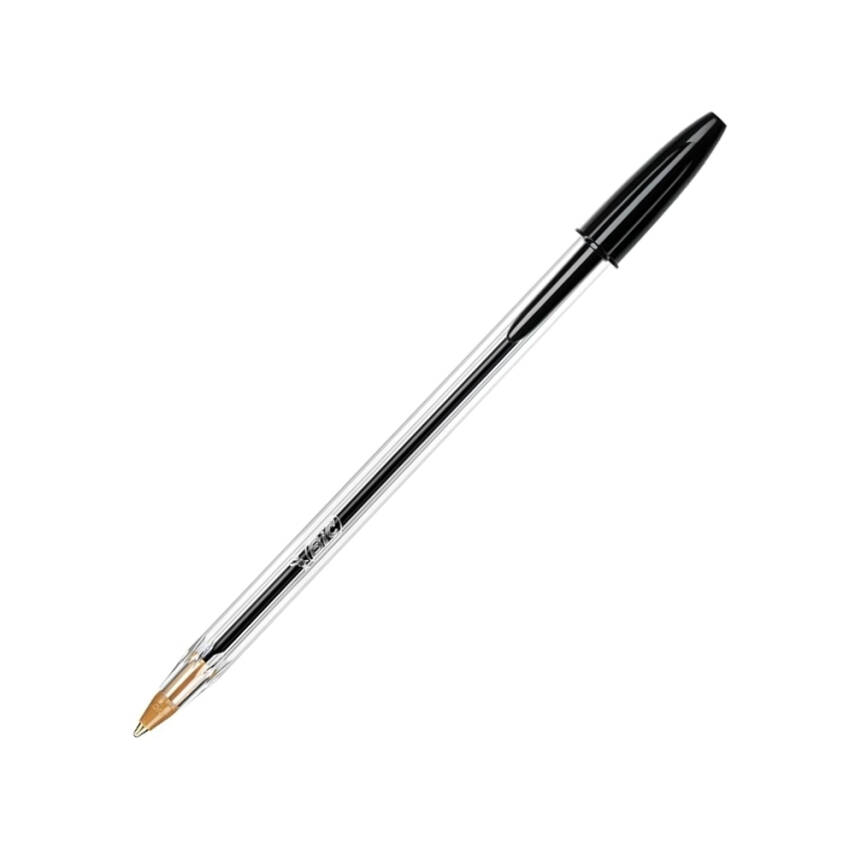 BIC Cristal Medium Tükenmez Kalem, 50 Adet, 3 km Yazma, Siyah, 1.0 mm - 3