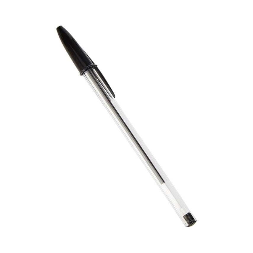 BIC Cristal Medium Tükenmez Kalem, 50 Adet, 3 km Yazma, Siyah, 1.0 mm - 5