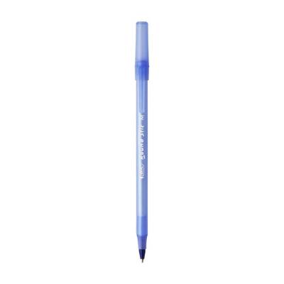 BIC Round Stic Tükenmez Kalem, 1.0 mm Uç, Uzun Ömürlü, Yağ Bazlı, Mavi - 2