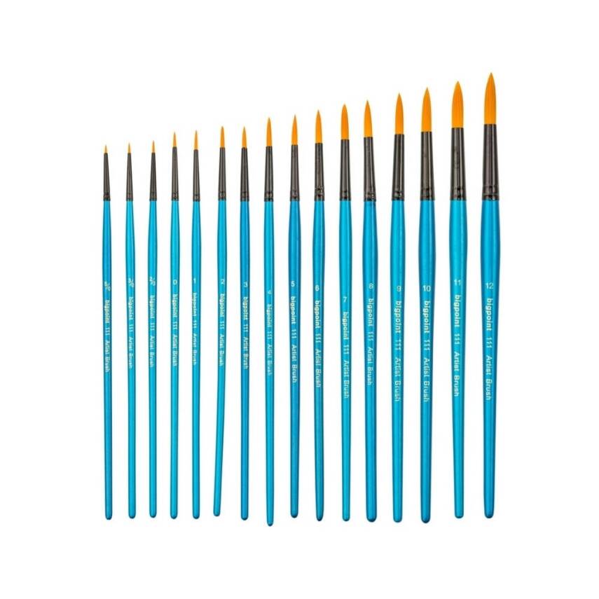 Bigpoint 111 Serisi Golden Sentetik Yuvarlak Fırça No:3/0, Sulu, Guaj - 3