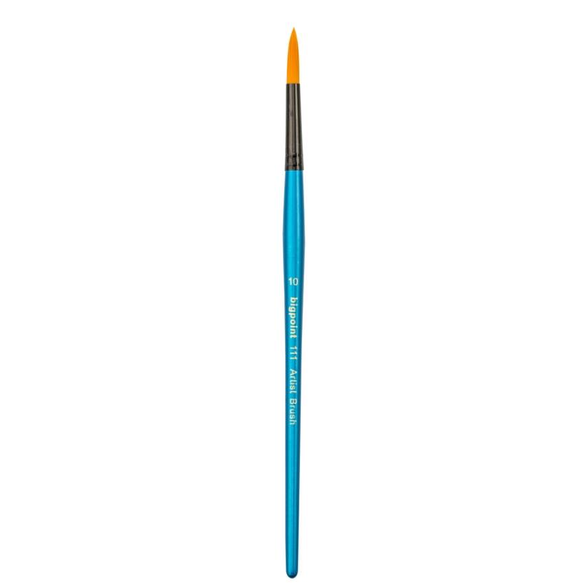 Bigpoint 111 Serisi Yuvarlak Fırça, No: 10, Golden Sentetik Kıllı - 1