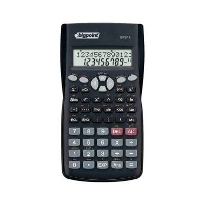Bigpoint 12 Haneli Bilimsel Hesap Makinesi, Çok Fonksiyonlu, Kapaklı - Bigpoint