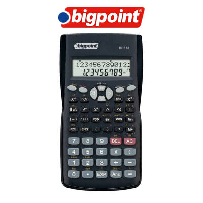 Bigpoint 12 Haneli Bilimsel Hesap Makinesi, Çok Fonksiyonlu, Kapaklı - 3