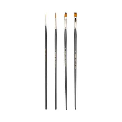 Bigpoint 200 Serisi Sentetik Kıl Uzun Saplı Fırça Set, 4’lü, ÇokluUç - 2