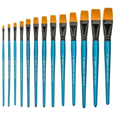 Bigpoint 210F Serisi Düz Kesik Fırça, Golden Sentetik Kıllı, No: 10 - Bigpoint