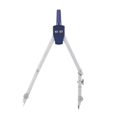 Bigpoint 3'lü Pergel Seti, Çift Ayağı Bükülebilir, Paslanmaz Metal - 5