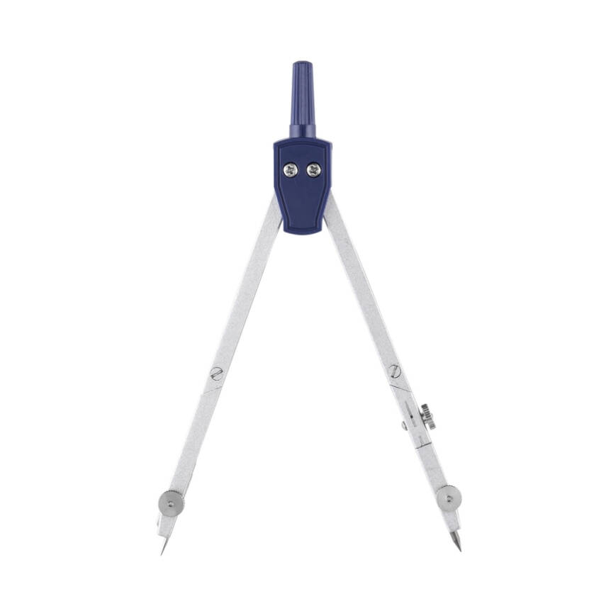 Bigpoint 5'li Pergel Seti, Çift Ayağı Bükülebilir, Paslanmaz Metal - 3