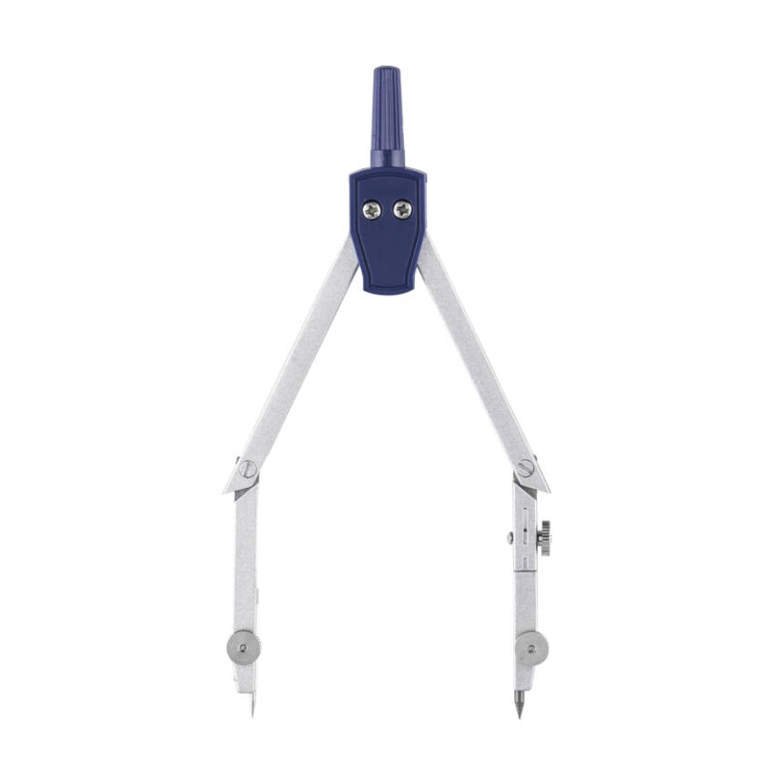 Bigpoint 5'li Pergel Seti, Çift Ayağı Bükülebilir, Paslanmaz Metal - 4