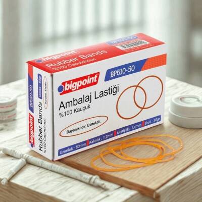 Bigpoint Ambalaj Lastiği, Dayanıklı Kauçuk, 50 g Paket, Kopmaya Karşı - 4