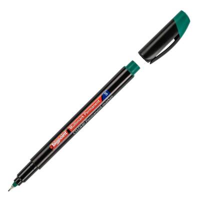 Bigpoint Asetat Kalemi, İnce Uçlu (S), 0.3 mm, Hızlı Kurur, Yeşil - Bigpoint