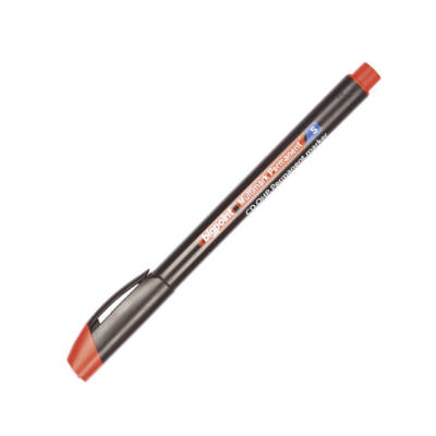 Bigpoint Asetat Kalemi, İnce Uçlu (S), 0.3mm, Hızlı Kuruyan, Kırmızı - 2