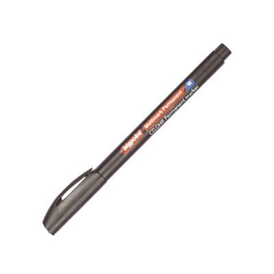 Bigpoint Asetat Kalemi, Standart Uçlu (M), 1.0 mm, Hızlı Kurur, Siyah - 2