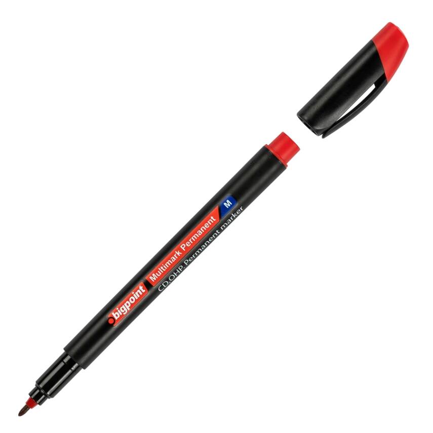 Bigpoint Asetat Kalemi, Standart Uç(M), 1.0 mm, Hızlı Kurur, Dayanıklı - 1