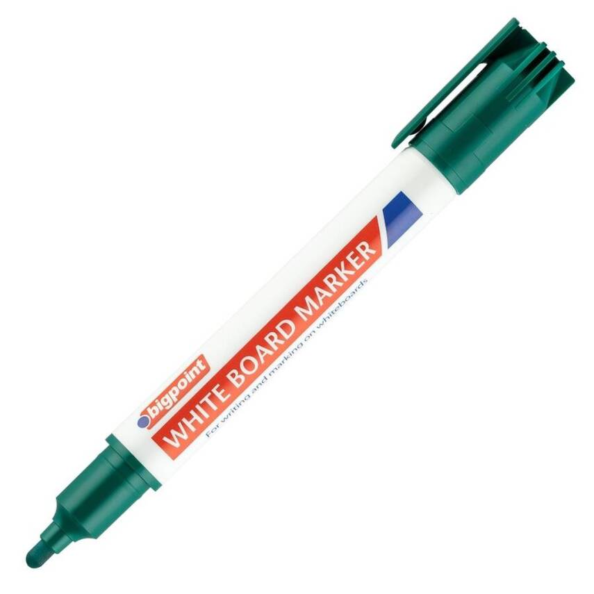 Bigpoint Board Marker, Su Bazlı, İz Bırakmaz Tahta Kalemi, Yeşil - 1
