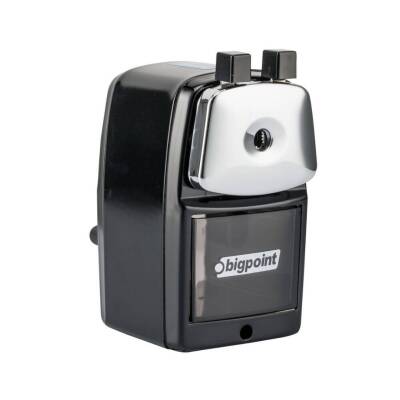 Bigpoint Çelik Masa Kalemtıraş, Geniş Hazneli, Sabitlenir, Krank Kollu - Bigpoint