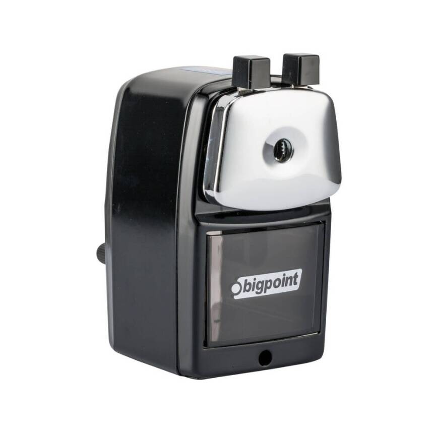 Bigpoint Çelik Masa Kalemtıraş, Geniş Hazneli, Sabitlenir, Krank Kollu - 1