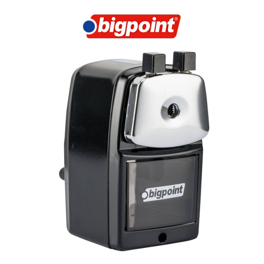 Bigpoint Çelik Masa Kalemtıraş, Geniş Hazneli, Sabitlenir, Krank Kollu - 3