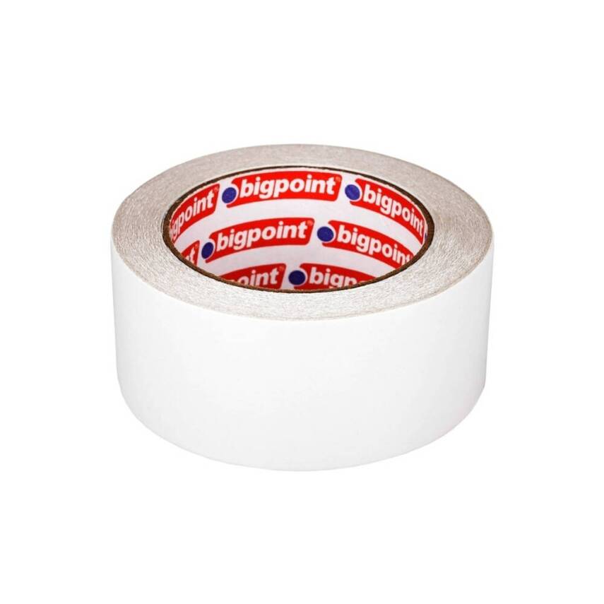 Bigpoint Çift Taraflı Hotmelt Bant, 58 mm x 25 m, Tüm Yüzeyler İçin - 2