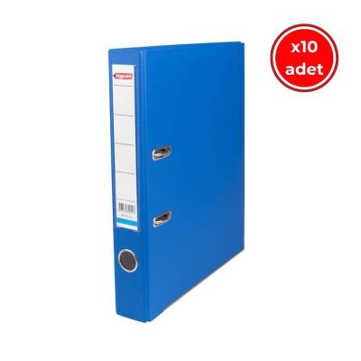 Bigpoint Dar Klasör, 10 Adet, 2 Halkalı, 350 Sayfa Kapasiteli, Mavi - Bigpoint