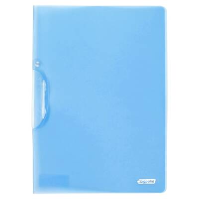 Bigpoint Döküman Dosyası, Yandan Sıkıştırmalı Mekanizmalı, A4, Mavi - Bigpoint