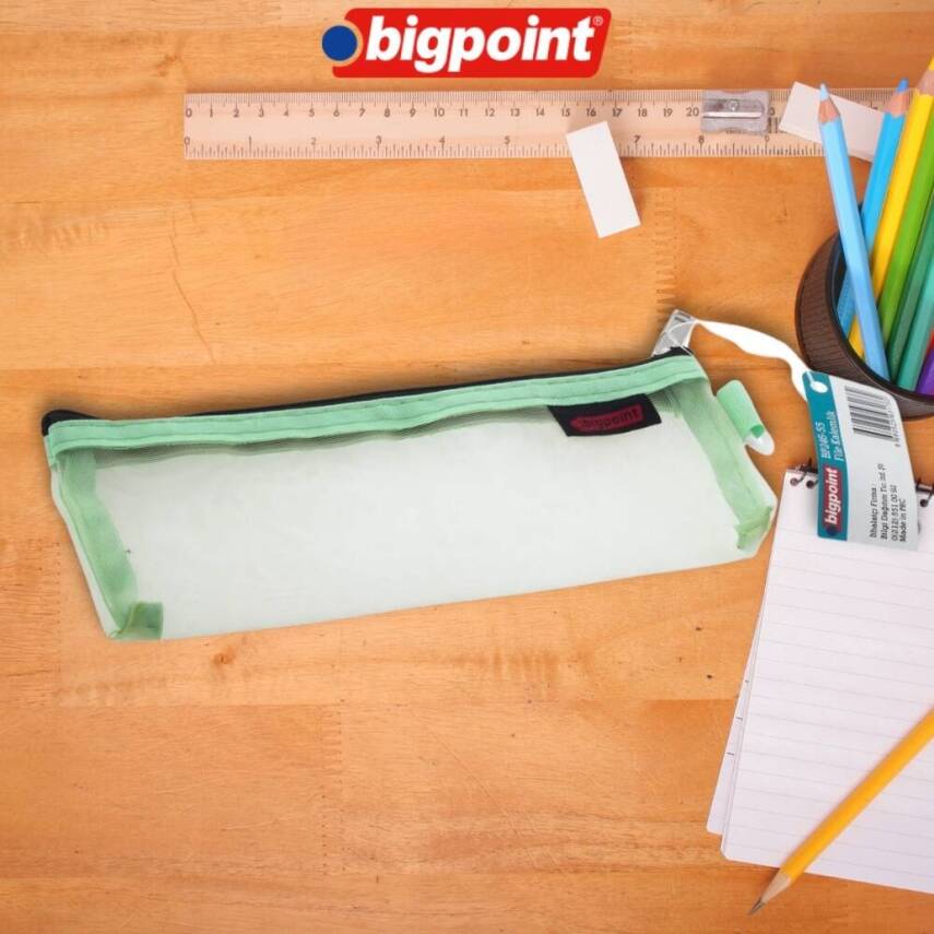 Bigpoint File Kalemlik, Askılıklı, Geniş Hazne, Çantaya Asılır, Yeşil - 1