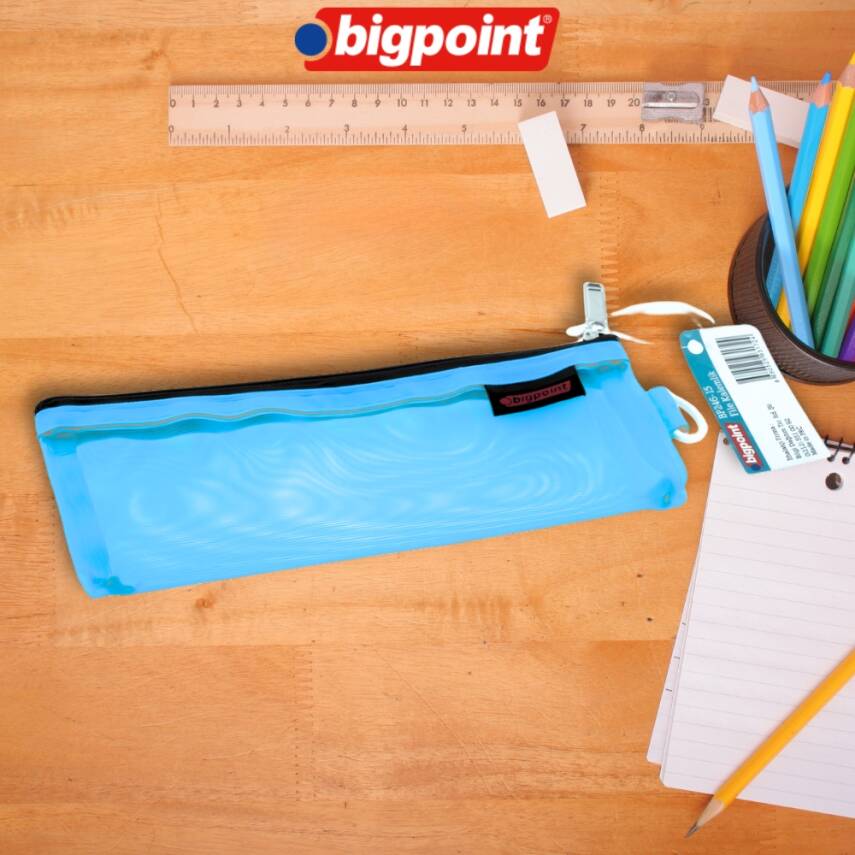 Bigpoint File Kalemlik, Askılıklı, Geniş Hazne,Çantaya Asılabilir,Mavi - 1