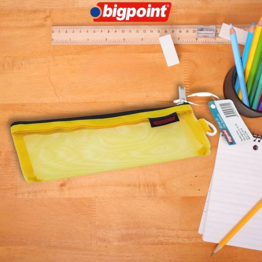 Bigpoint File Kalemlik, Askılıklı, Geniş Hazneli, Çantaya Asılır, Sarı - 1
