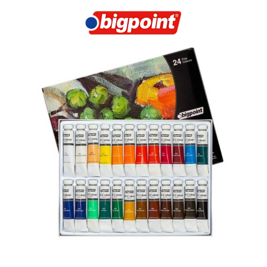 Bigpoint Fine Artist's Yağlı Boya Seti, 12 ml, Yoğun Pigment, 24 Renk - 3