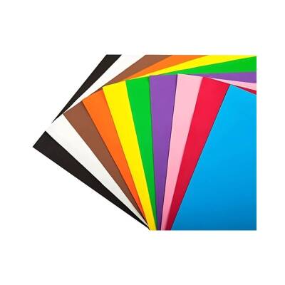 Bigpoint Fon Kartonu Seti, El İşi Uyumlu, Solmayan, 50x70 cm, 10 Renk - 2