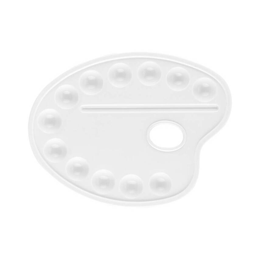 Bigpoint Godeli Palet, 19cm, Beyaz, Dayanıklı Plastik - 1