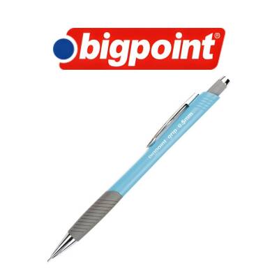 Bigpoint Grip Versatil Kalem, 0.5 mm, Gizlenebilir Uçlu, Açık Mavi - 2