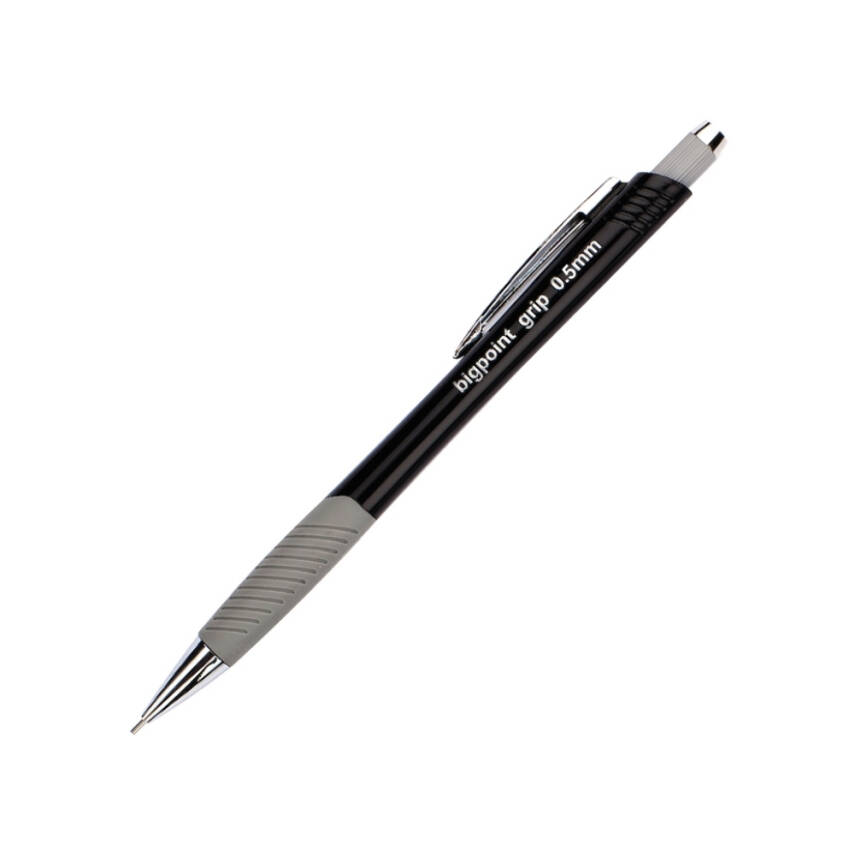 Bigpoint Grip Versatil Kalem, 0.5 mm, Gizlenebilir Uçlu, Siyah - 1