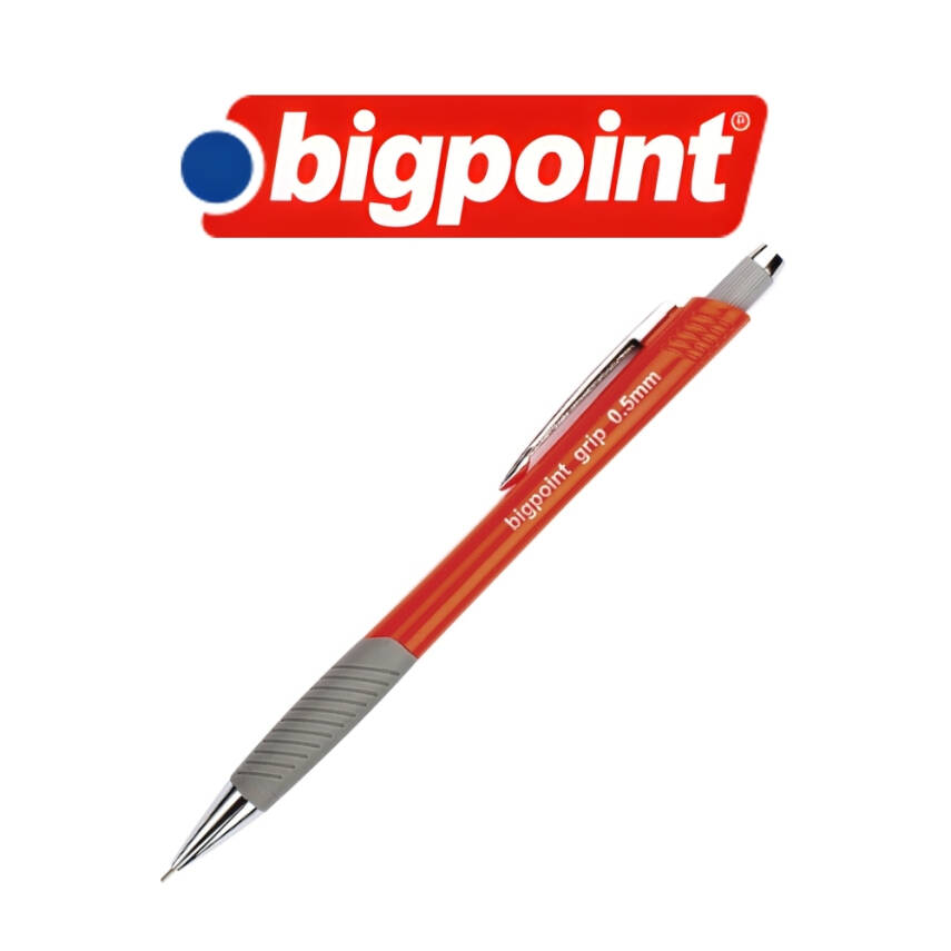 Bigpoint Grip Versatil Kalem, 0.5 mm, Gizlenebilir Uçlu, Turuncu - 2