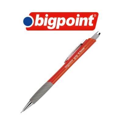 Bigpoint Grip Versatil Kalem, 0.5 mm, Gizlenebilir Uçlu, Turuncu - 2