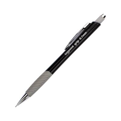 Bigpoint Grip Versatil Kalem, 0.7 mm, Metal Uç, Yumuşak Gövde, Siyah - 1