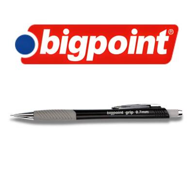 Bigpoint Grip Versatil Kalem, 0.7 mm, Metal Uç, Yumuşak Gövde, Siyah - 4