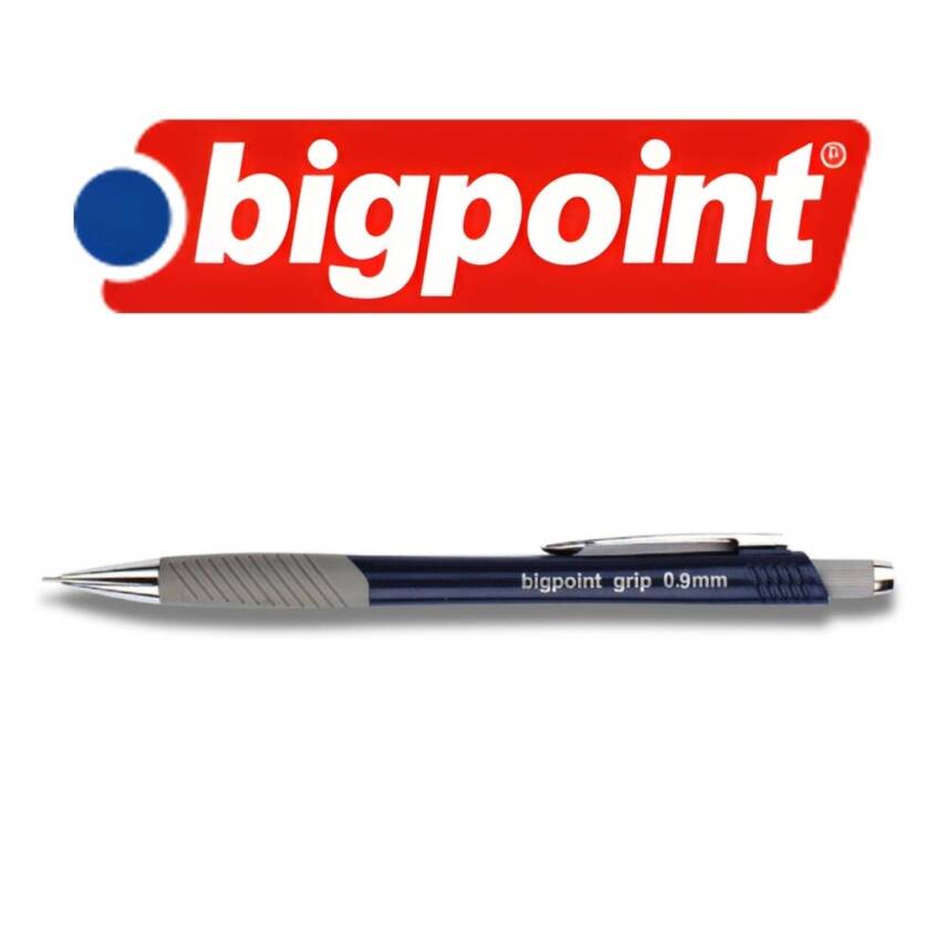 Bigpoint Grip Versatil Kalem, Lacivert, 0.9mm, Metal Uç, Yumuşak Gövde - 4